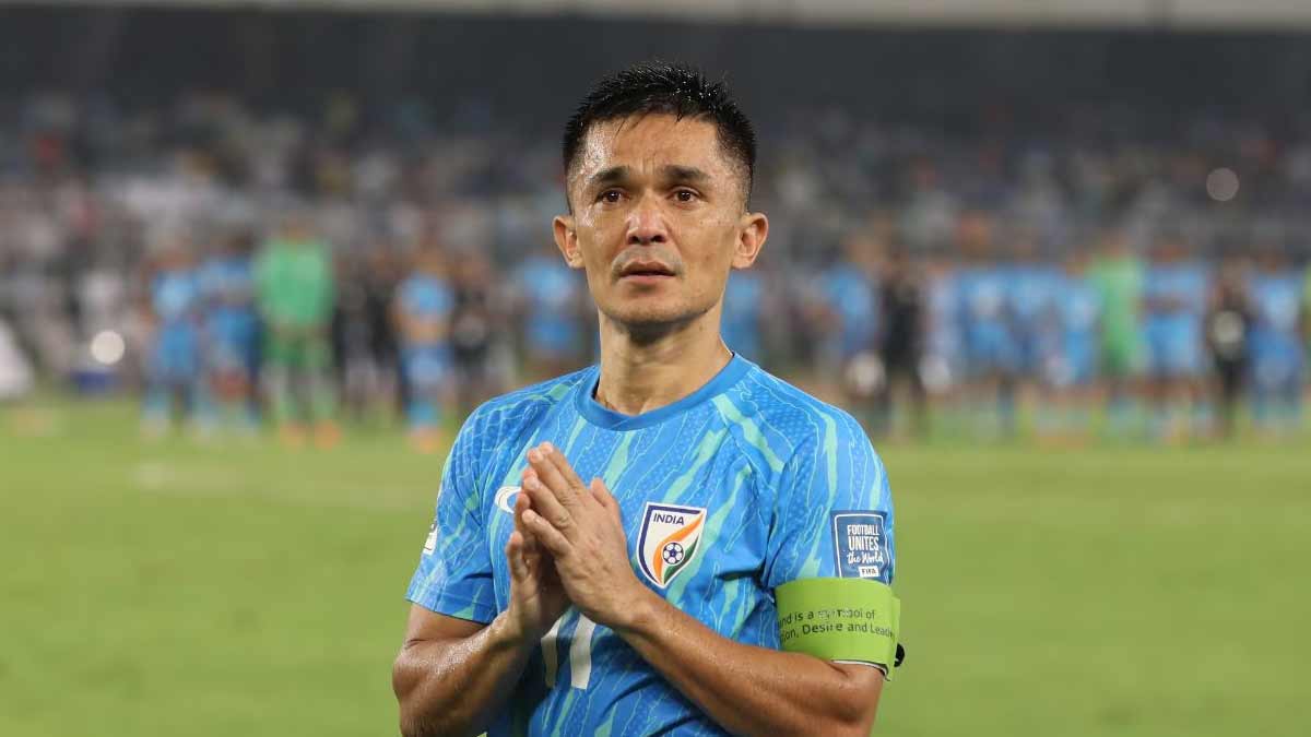 Sunil Chhetri Announces End of International Career, Will Continue Playing for Professional Football