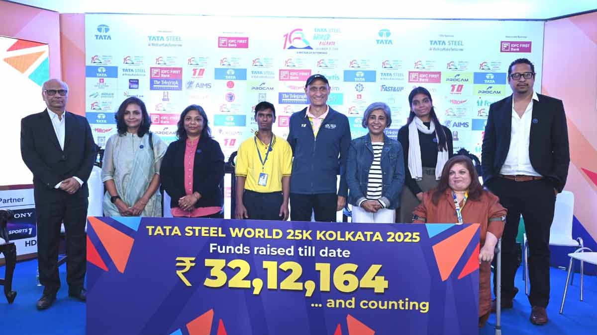 Tata Steel World 25K Kolkata Raises INR 32.12 Lakh for Social Causes